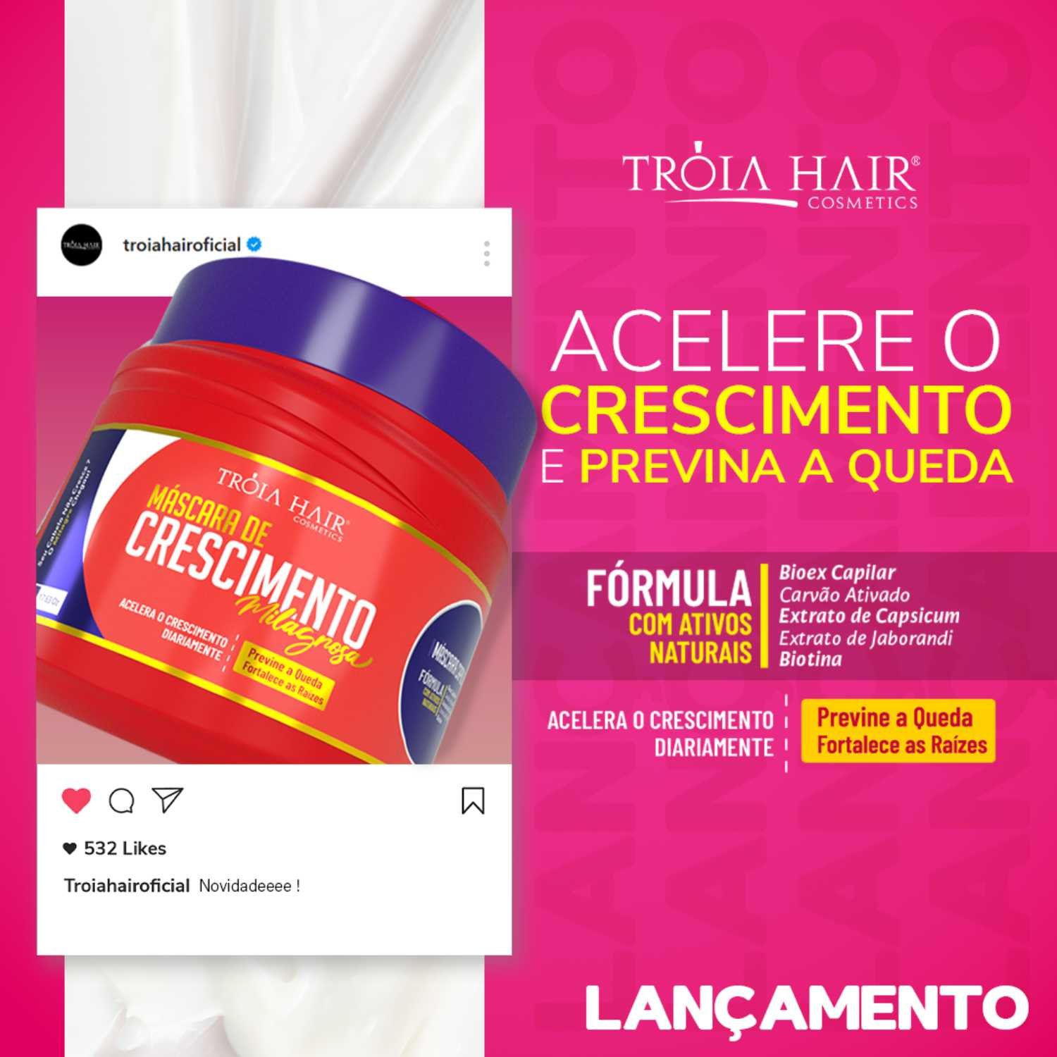 Mega combo Troia Alisamento e Crescimento e nutrição. - Imagem 5