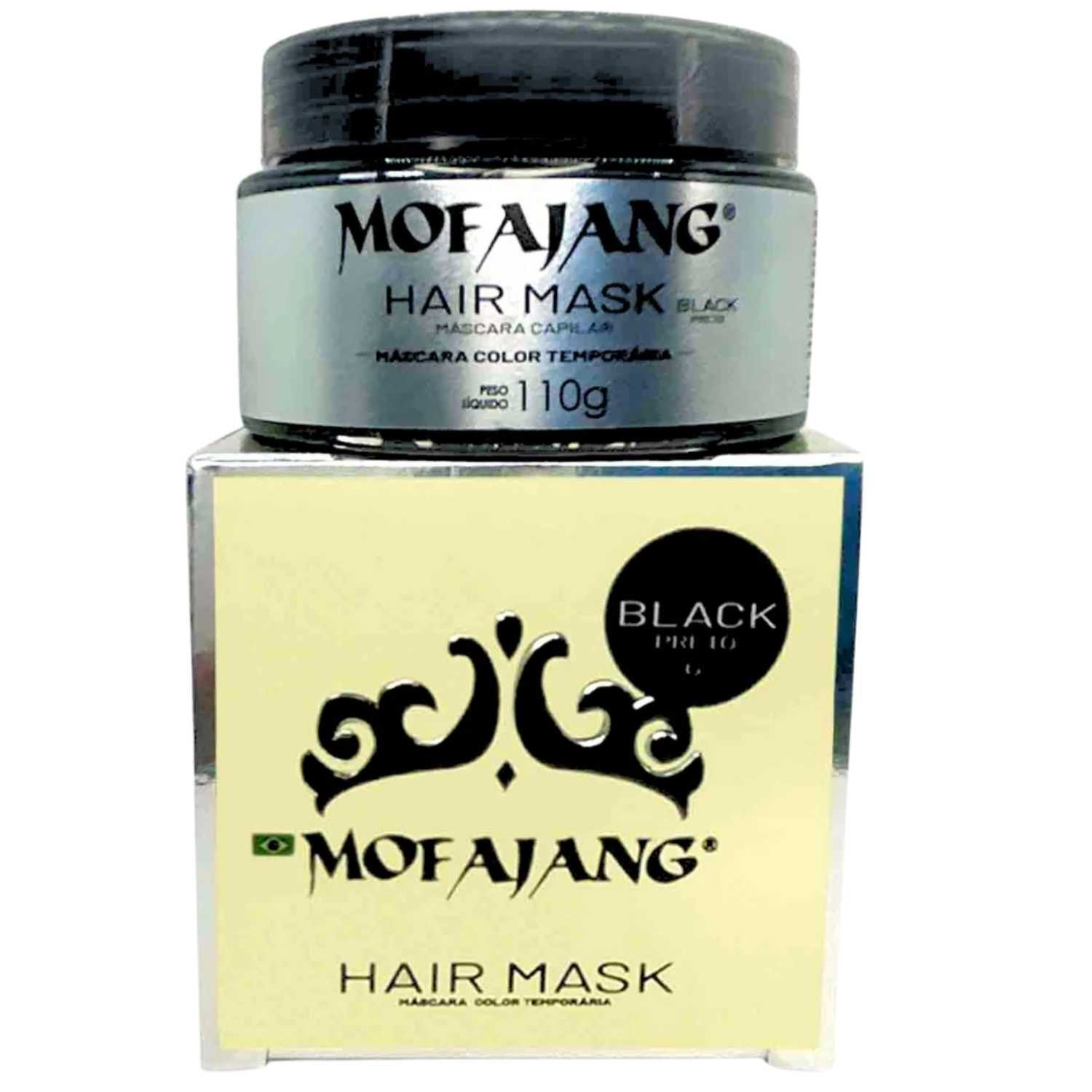 Mofajang Black 110g: Cera de Coloração Temporária  Faça Você Mesmo - Imagem 3