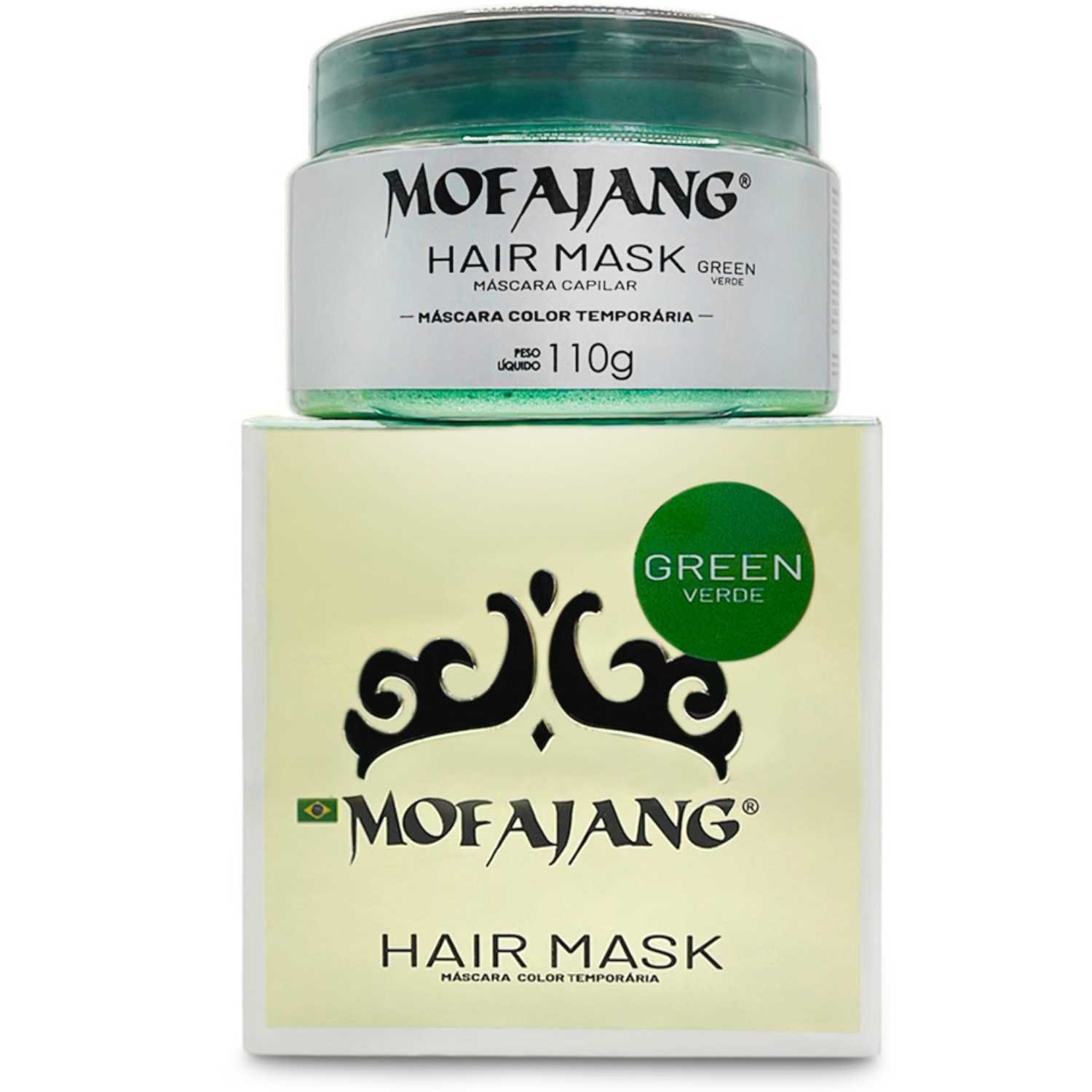 Mofajang Green 110g: Cera de Coloração Temporária Faça Você Mesmo - Imagem 4