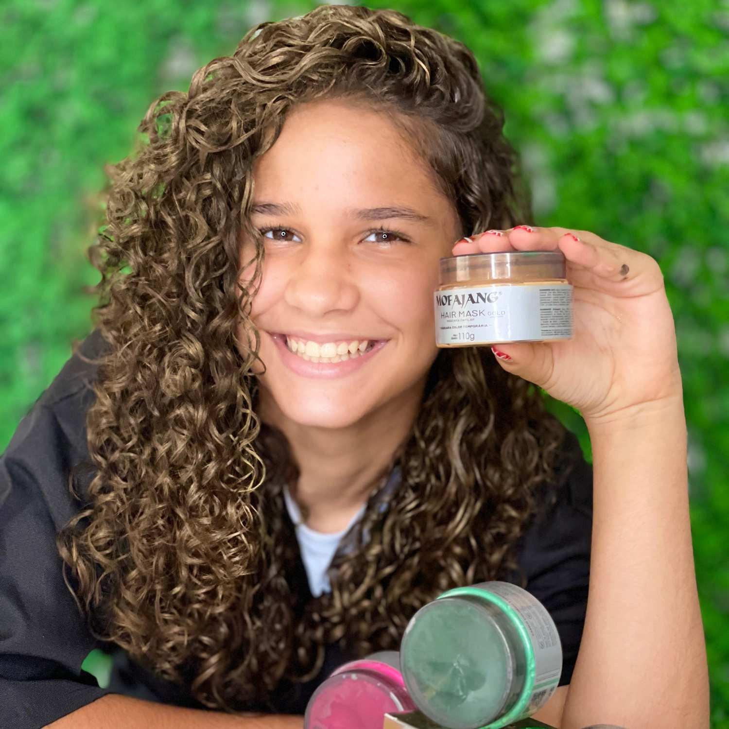 Mofajang Green 110g: Cera de Coloração Temporária Faça Você Mesmo - Imagem 7