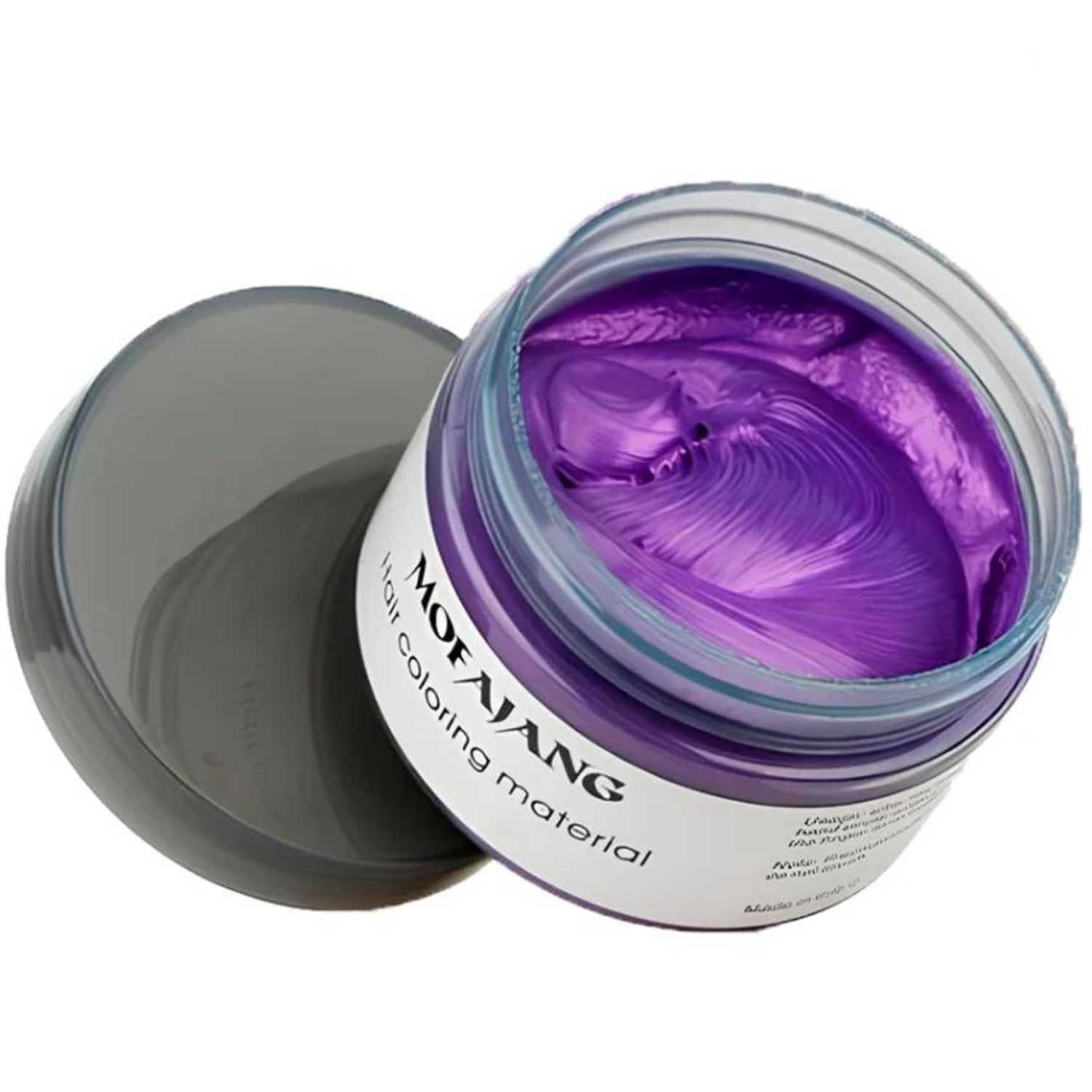 Mofajang Purple 110g: Cera de Coloração Temporária  Faça Você Mesmo