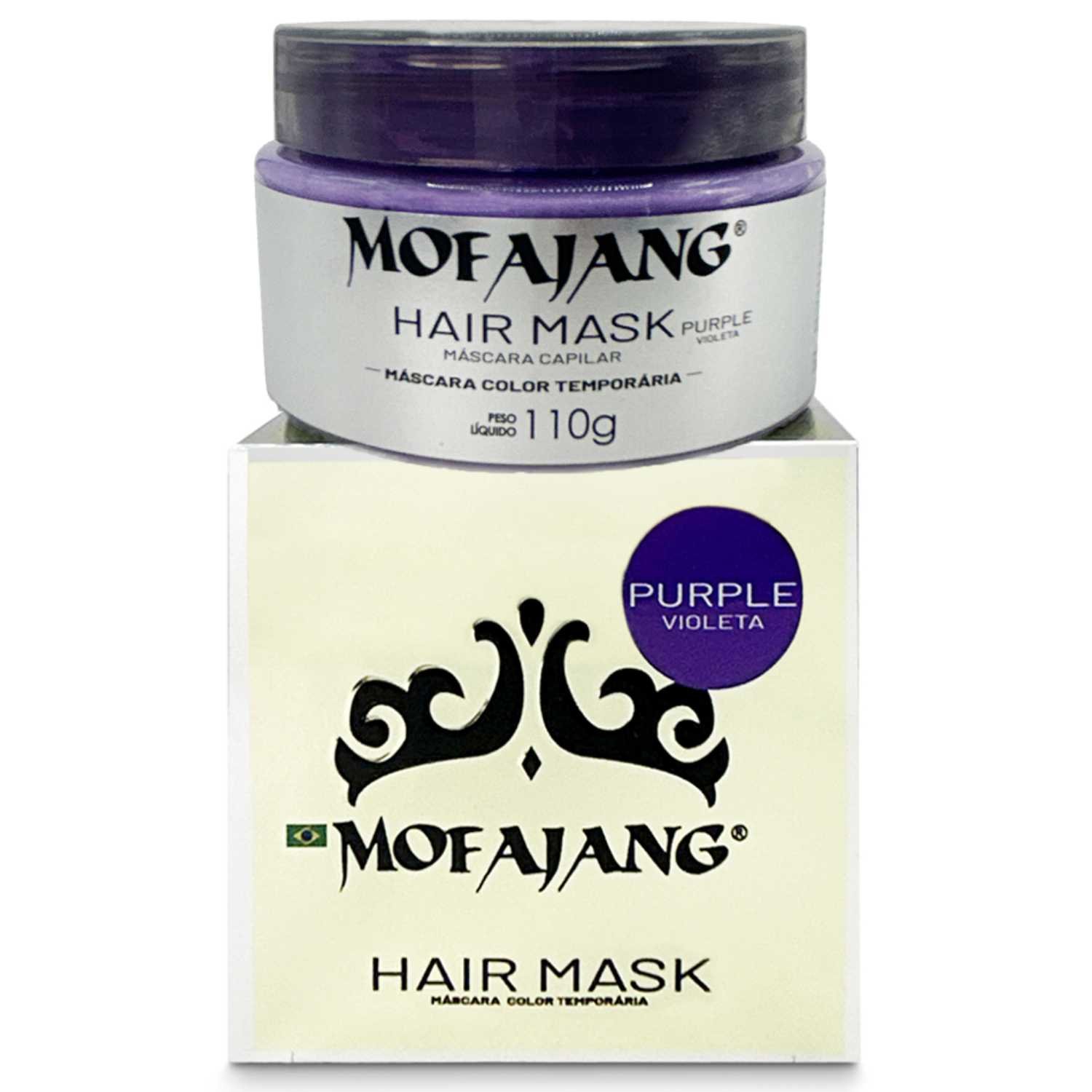 Mofajang Purple 110g: Cera de Coloração Temporária  Faça Você Mesmo - Imagem 3