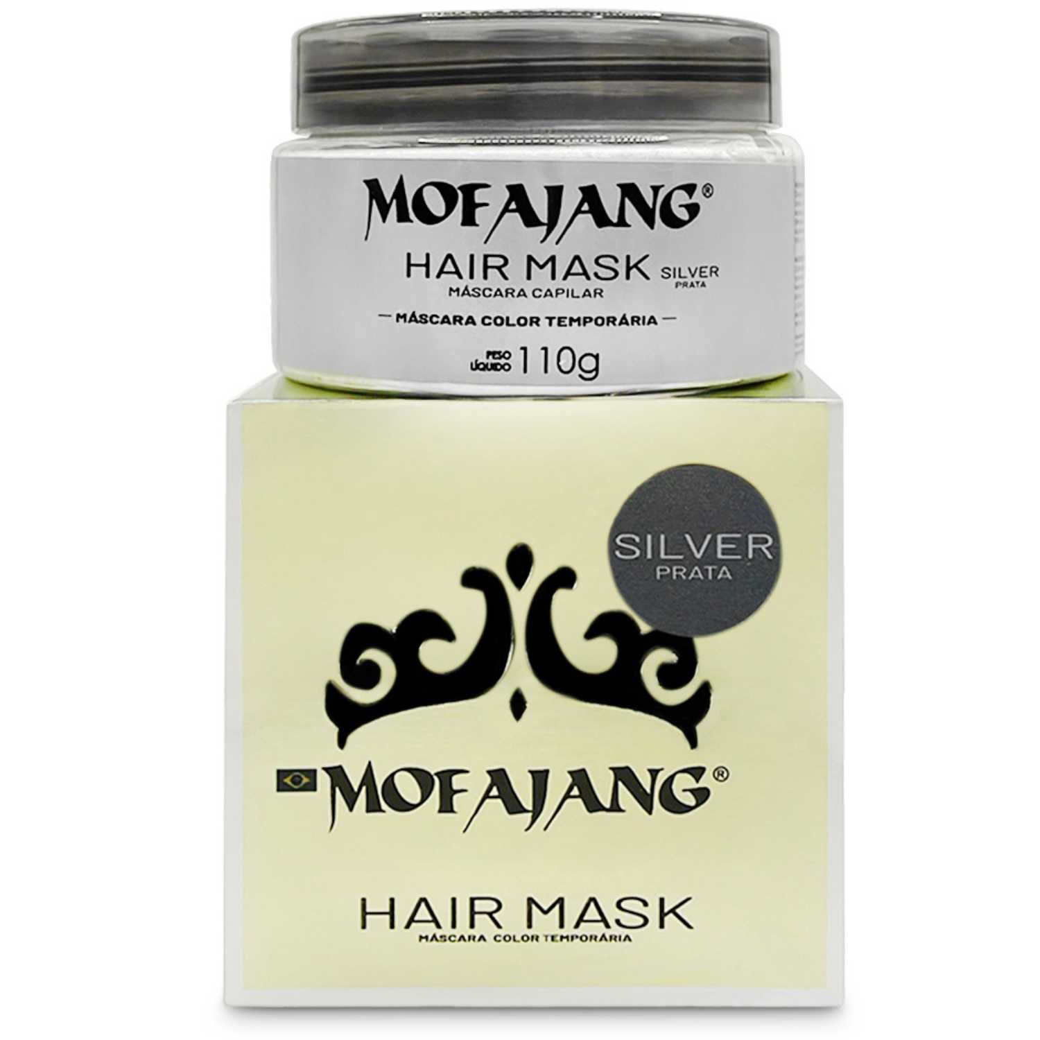 Mofajang Silver 110g: Cera de Coloração Temporária  Faça Você Mesmo - Imagem 3