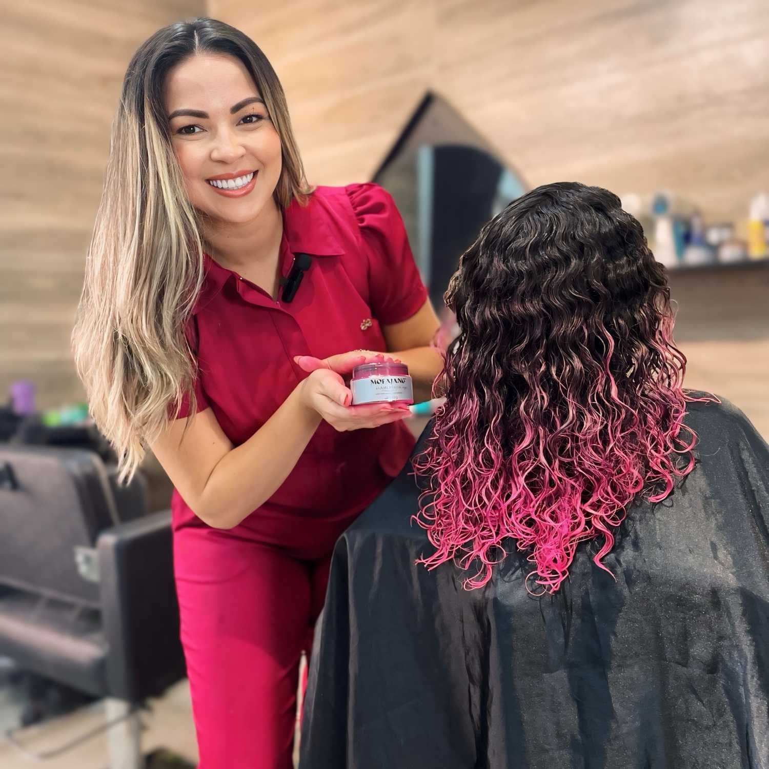 Mofajang White 110g: Cera de Coloração Temporária  Faça Você Mesmo - Imagem 4