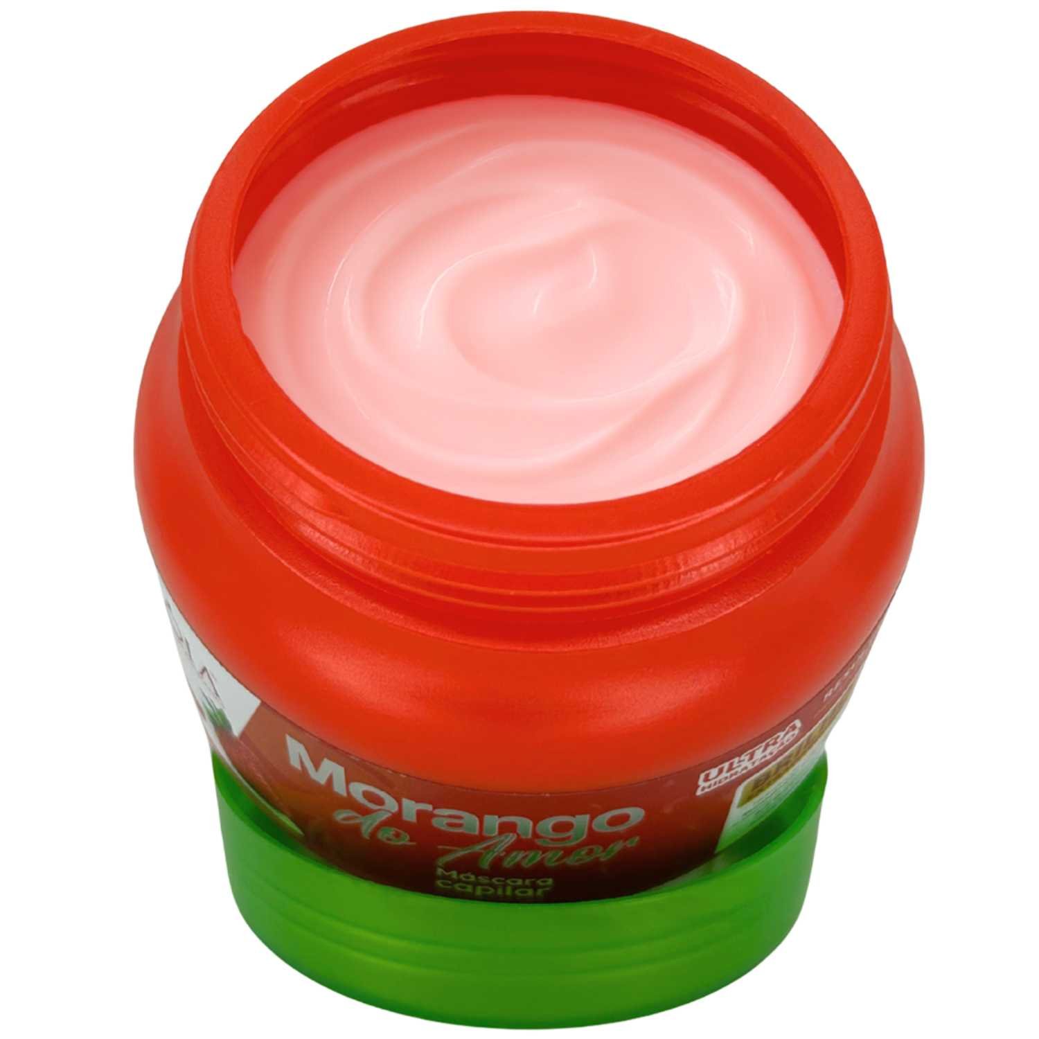 Máscara Morango Do Amor P/ Hidratação Efeito Teia 500g Tróia - Imagem 7