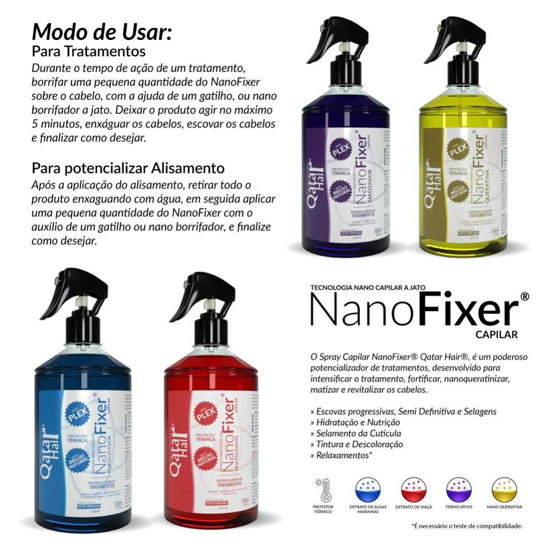 Nano Fixer Capilar Jato Fortalecedor Qatar Hair Galão 5l - Imagem 6