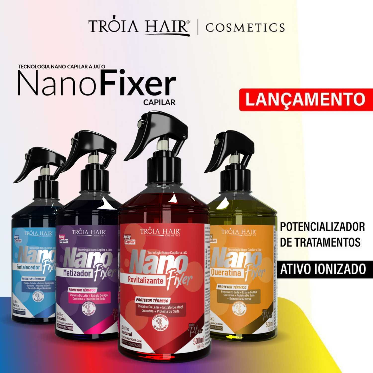 Nano Fixer Queratina Troia Hair - Nano Potencializador de Tratamento Capilar - Imagem 7