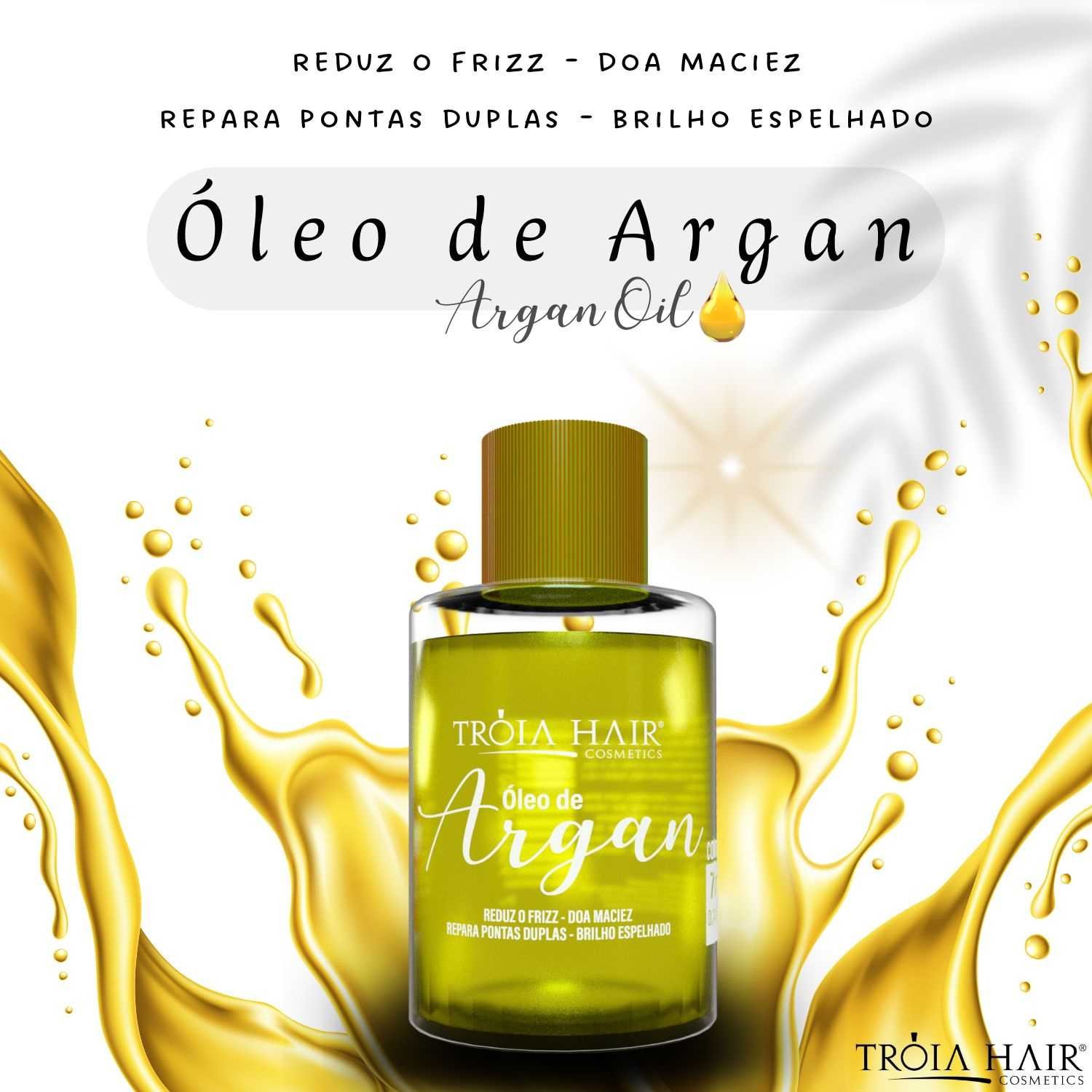 Óleo De Argan Hidratante Marroquino 07ml - Troia Hair - Imagem 2