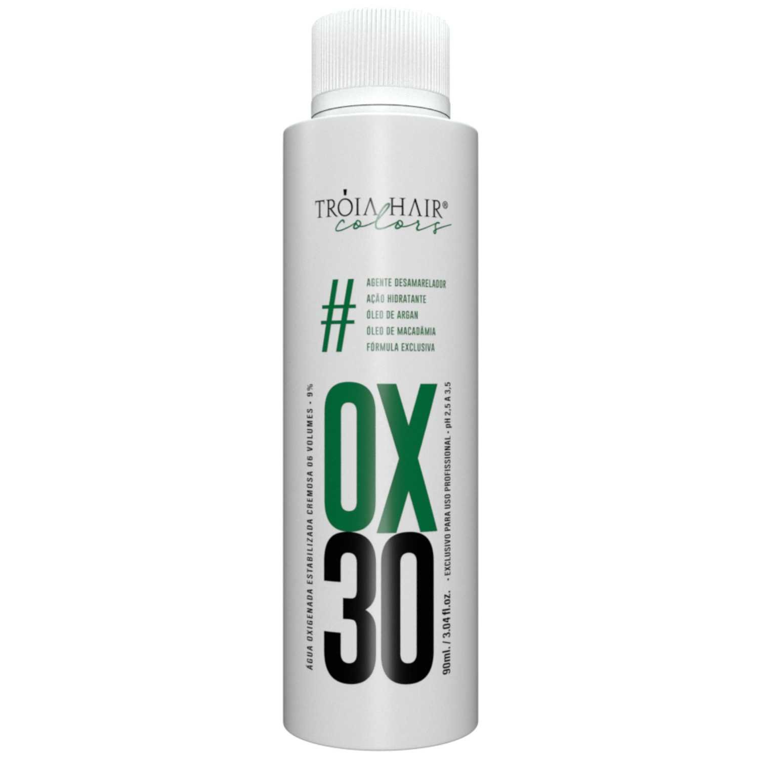 Ox Profissional Emulsão Reveladora 30 Volumes 90ml - Troia Hair