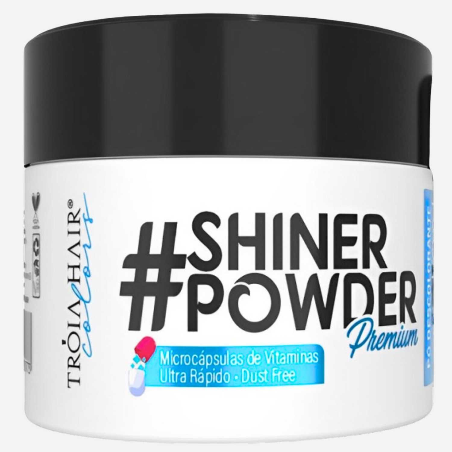 Pó Descolorante Profissional Shiner Powder White Premium 50g - Troia Hair