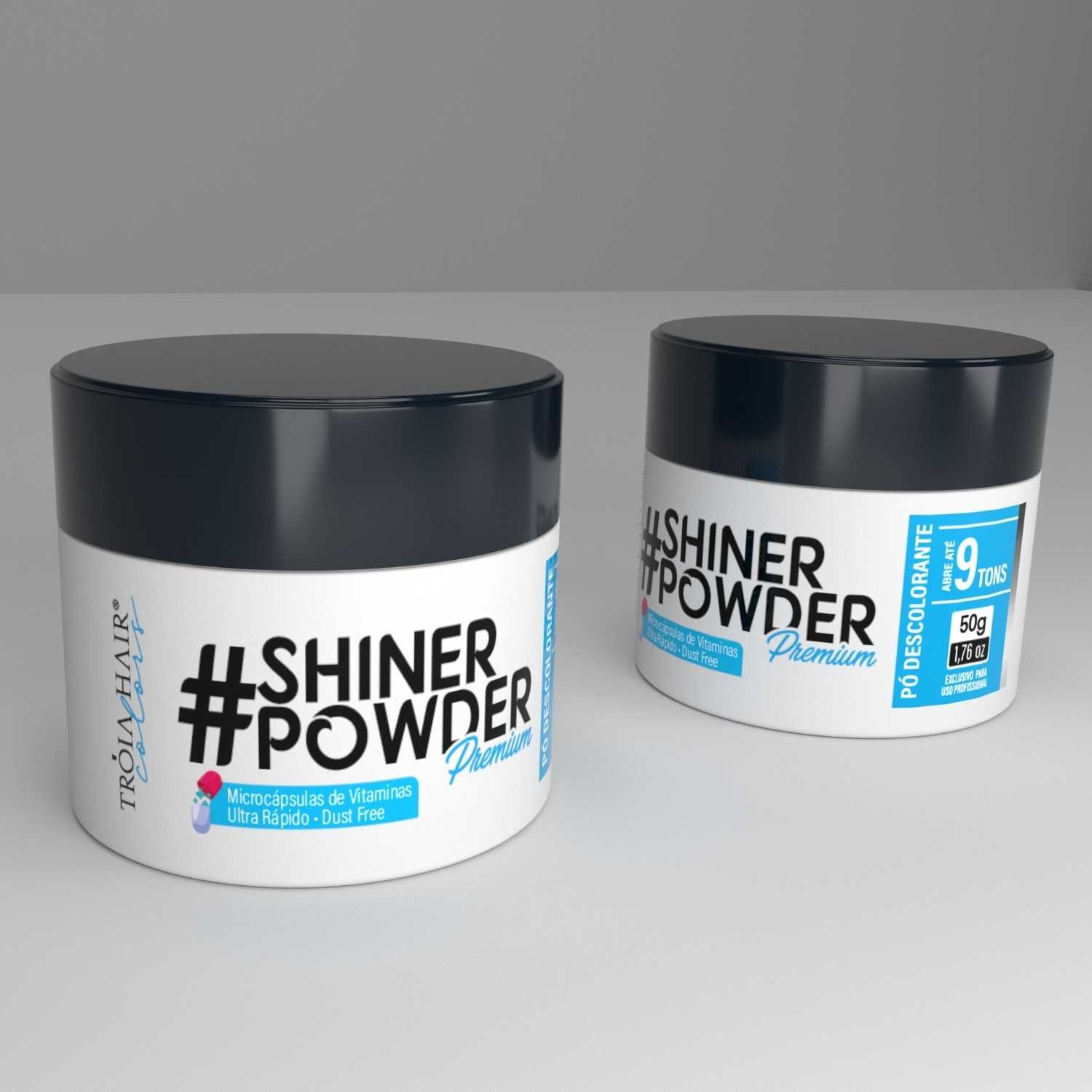 Pó Descolorante Profissional Shiner Powder White Premium 50g - Troia Hair - Imagem 5