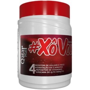 Redutor de Volume Xô Volume Morango Troia Hair Máscara de Alto Impacto