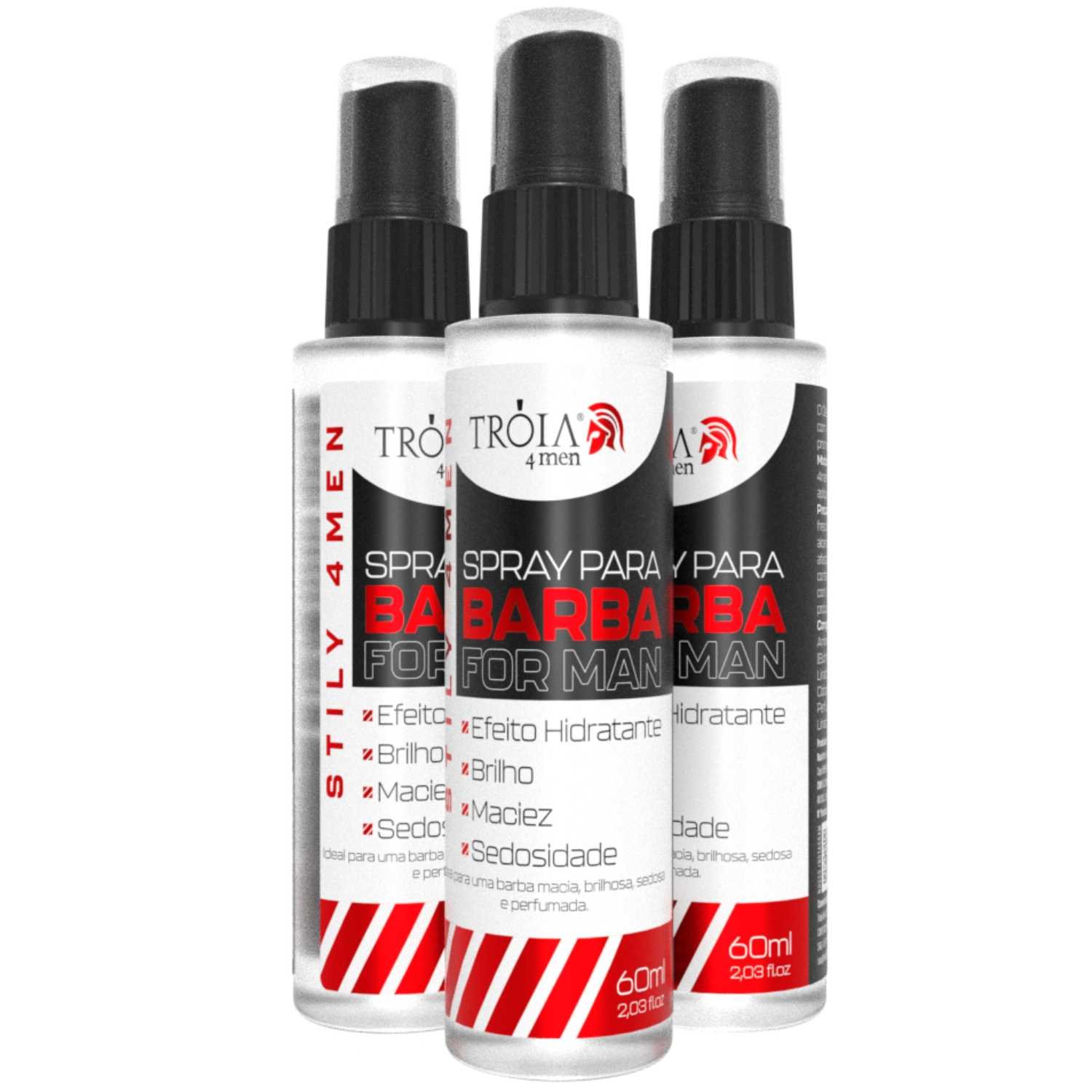 Serúm Massageador de Barba 70ml - Troia Hair 4Man - Imagem 3