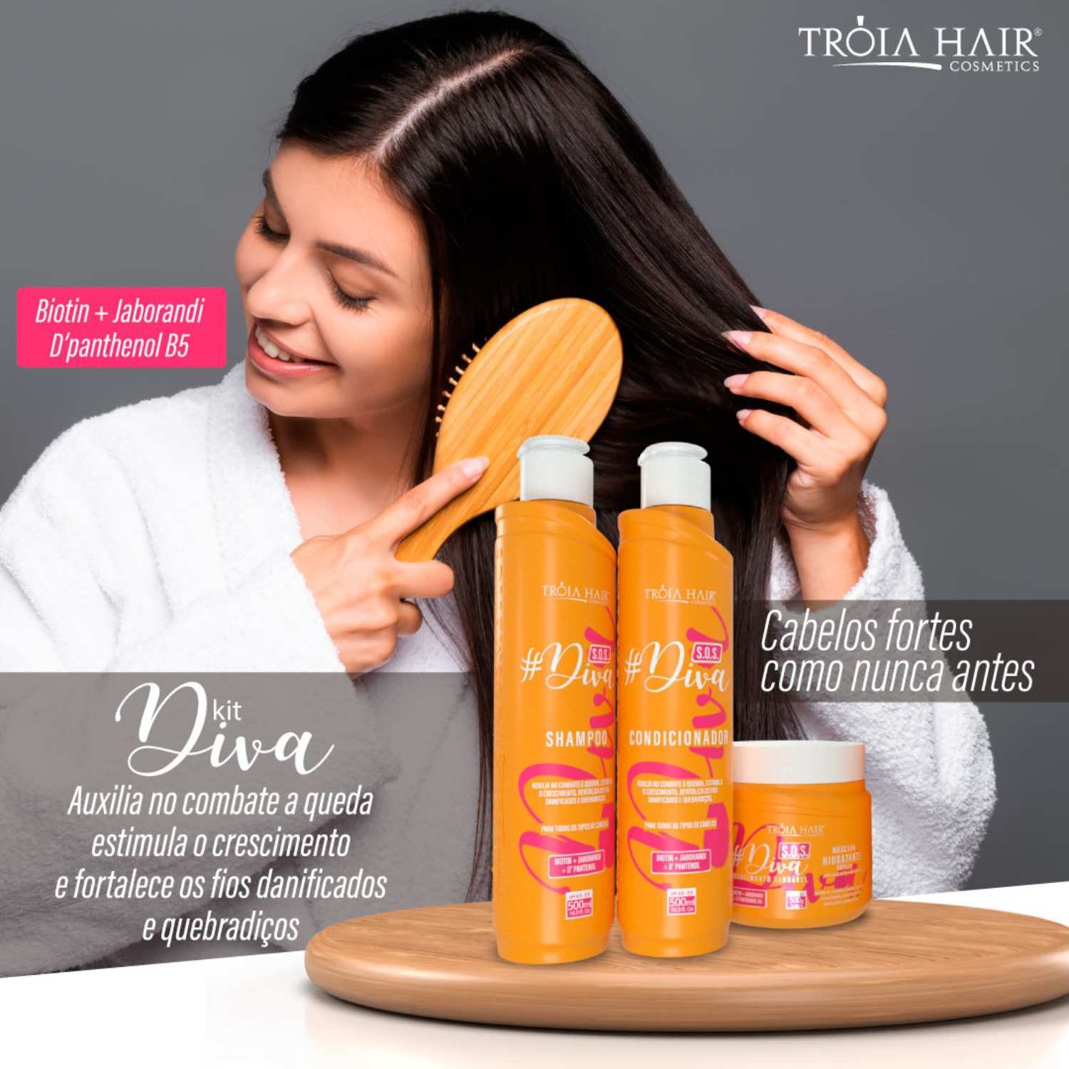 Shampoo Lavatório S.O.S Diva  5kg - Troia Hair Concentrado - Imagem 4