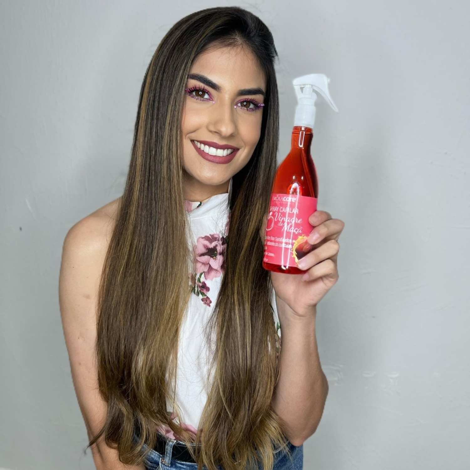 Spray Capilar Vinagre de Maçã Brilho Intenso 300ml - Imagem 3