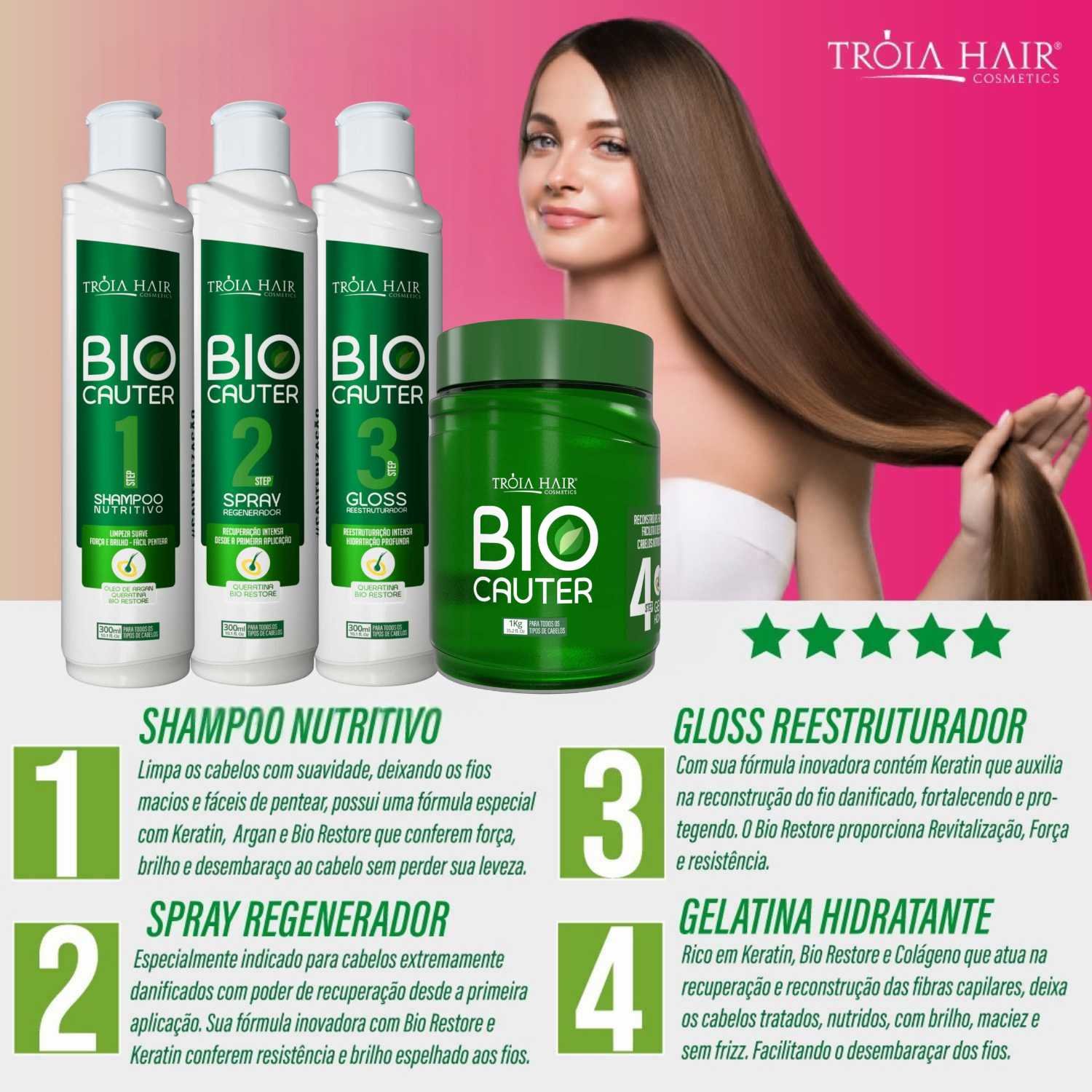 Spray Cauterização 300ml ( Passo 2 Cauterização ) - Troia Hair - Imagem 3