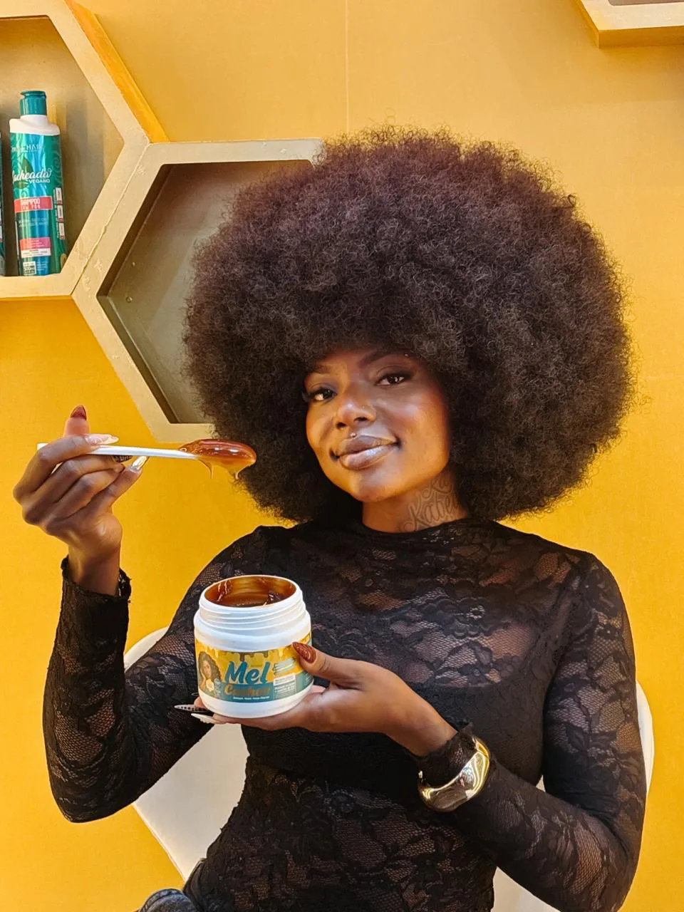 GEL CAPILAR MEL CACHOS - 500G - Imagem 6