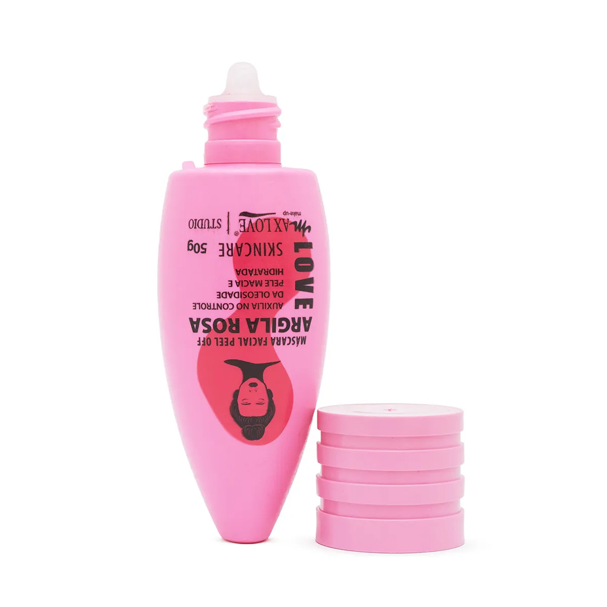MÁSCARA FACIAL PEEL OFF ARGILA ROSA - 50g - Imagem 2