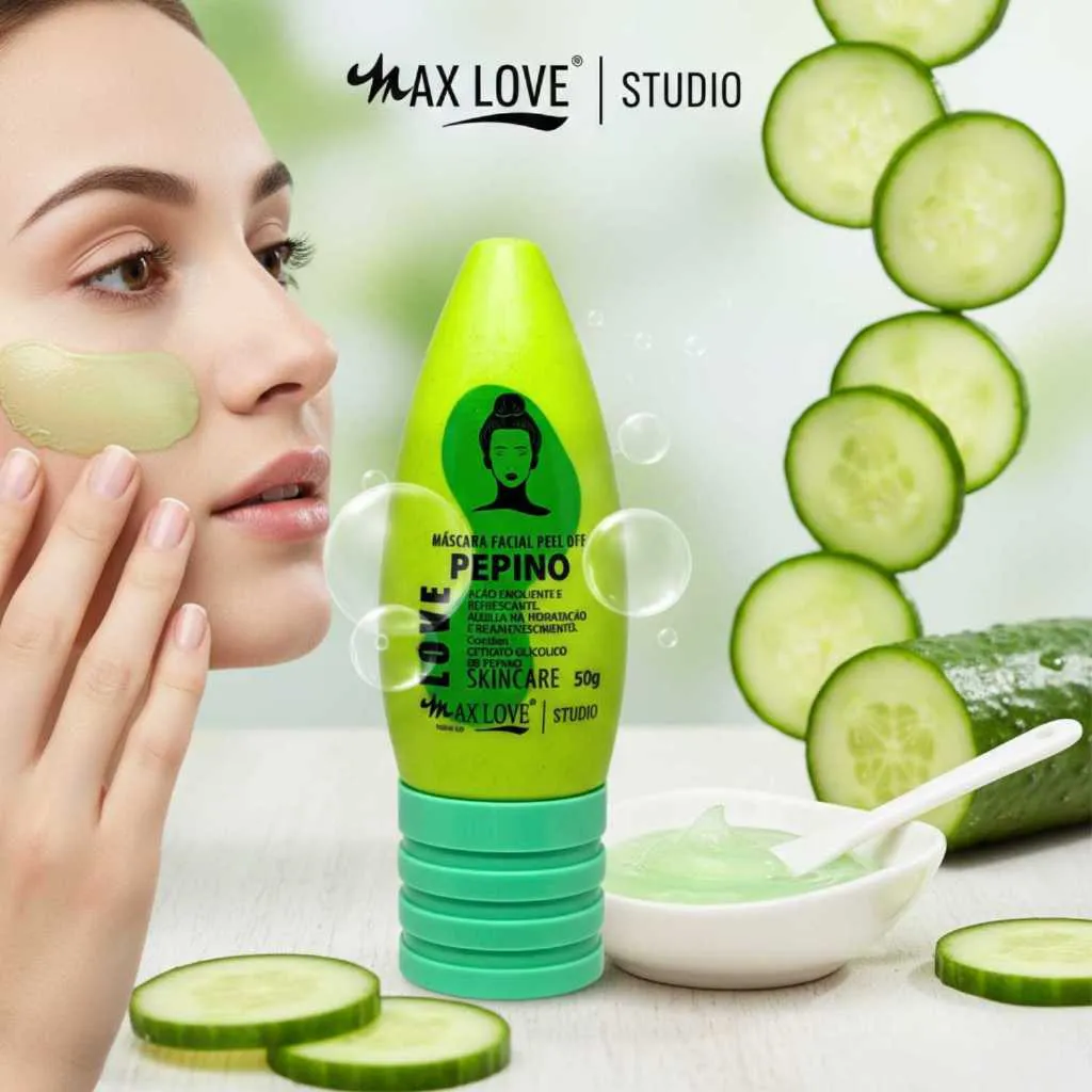 MÁSCARA FACIAL PEEL OFF PEPINO - 50g - Imagem 3