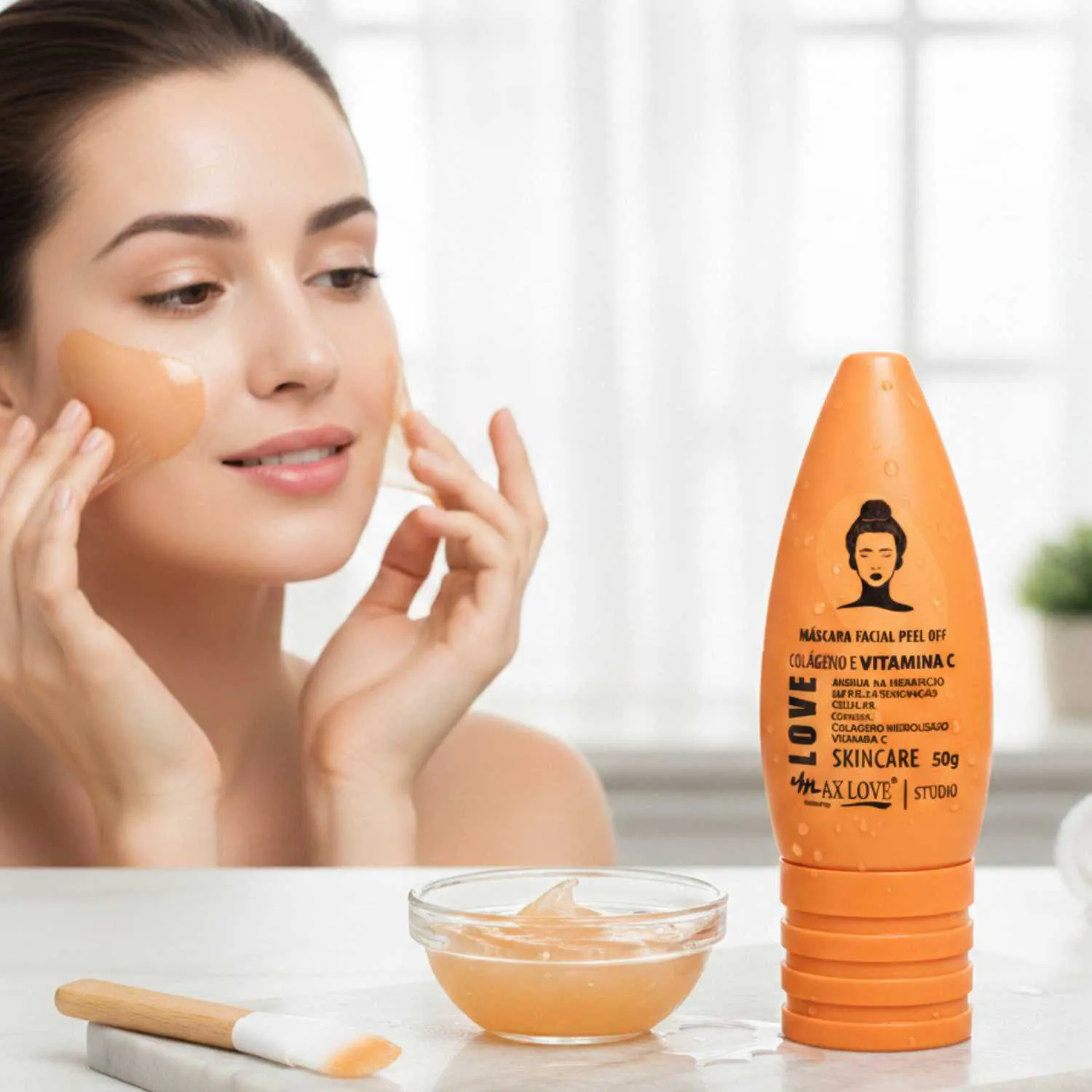 MÁSCARA FACIAL PEEL OFF VITAMINA C - 50g - Imagem 3