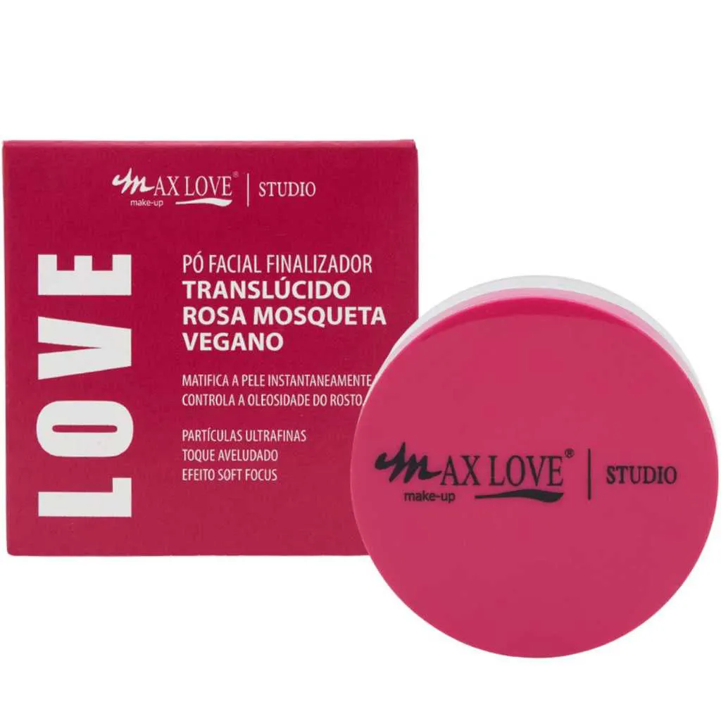 PÓ FACIAL FINALIZADOR ROSA MOSQUETA VEGANO
