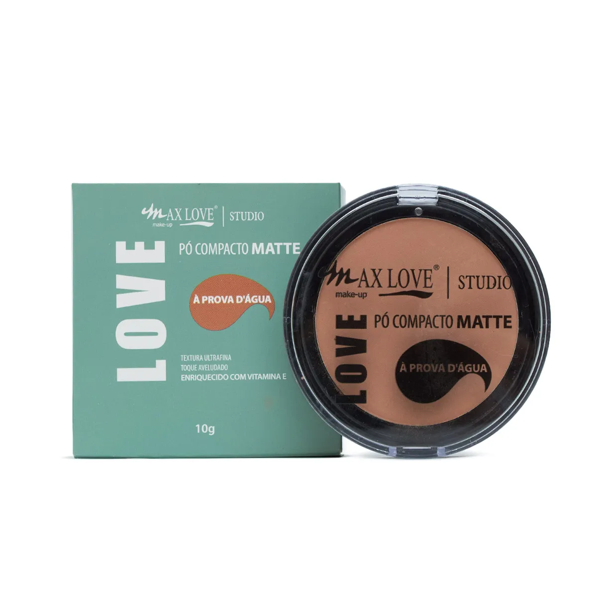 PÓ COMPACTO MATTE - À PROVA D'ÁGUA 10G